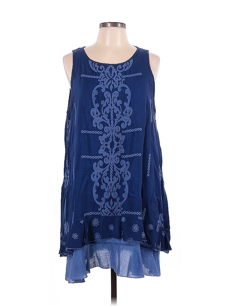 Johnny Was Blue Casual Dress Size XL - photo 1