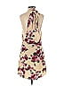 Stone Cold Fox Floral Tan Ivory Casual Dress Size Sm (1) - photo 2