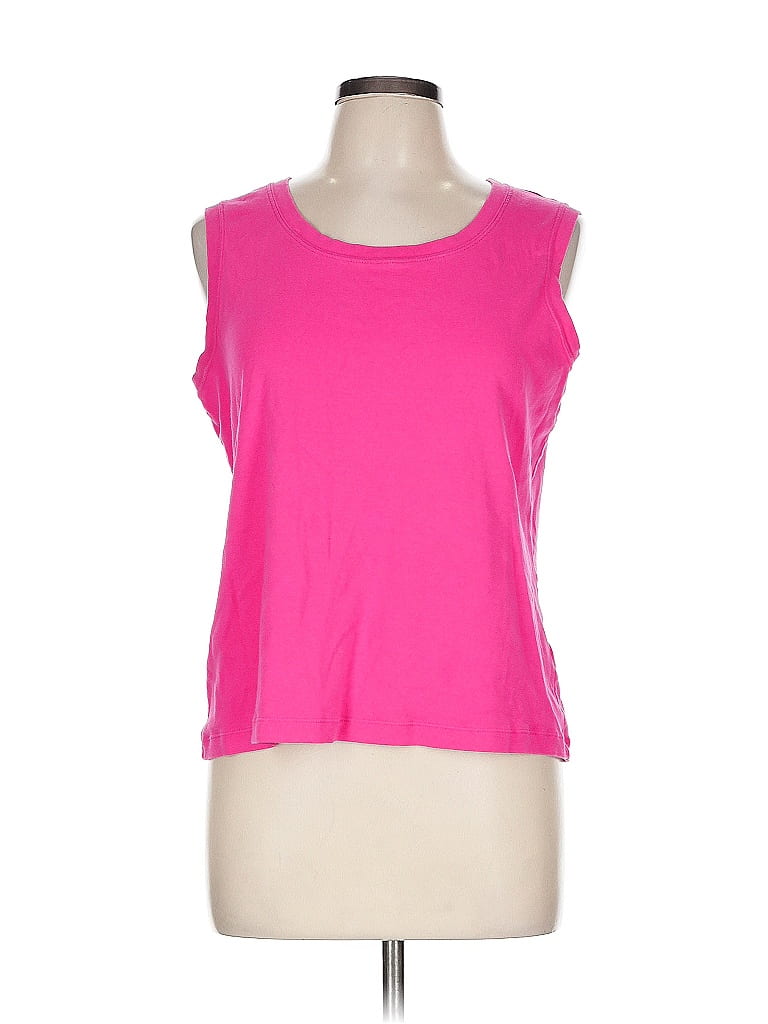 White Stag 100% Cotton Pink Sleeveless T-Shirt Size L - photo 1