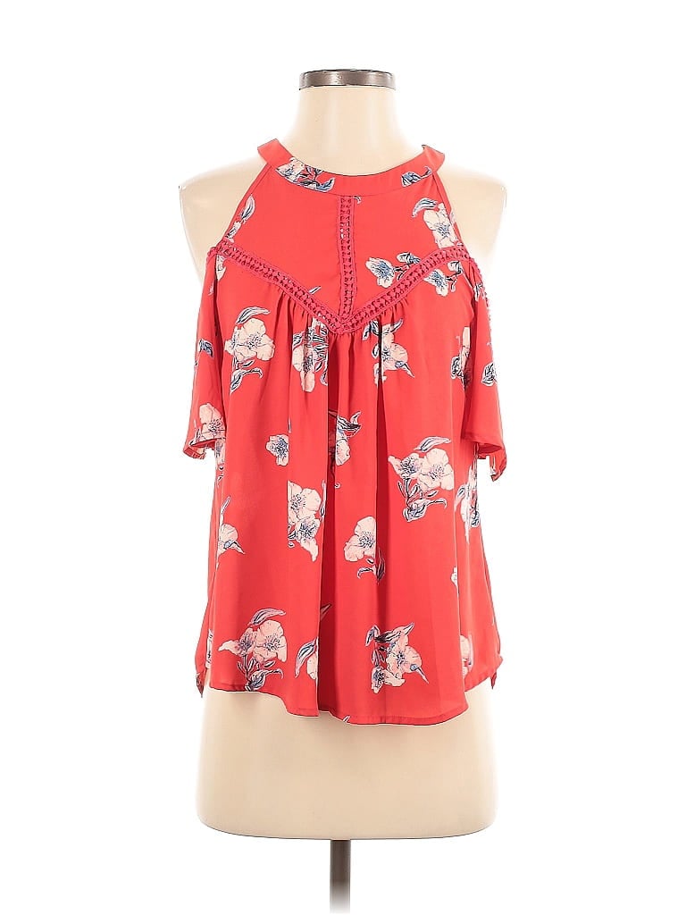 SIENNA SKY Pre-owned Sleeveless Blouse In Red
