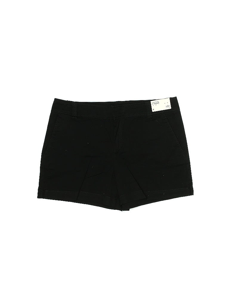 Soho JEANS NEW YORK & COMPANY Solid Black Shorts Size 6 - photo 1