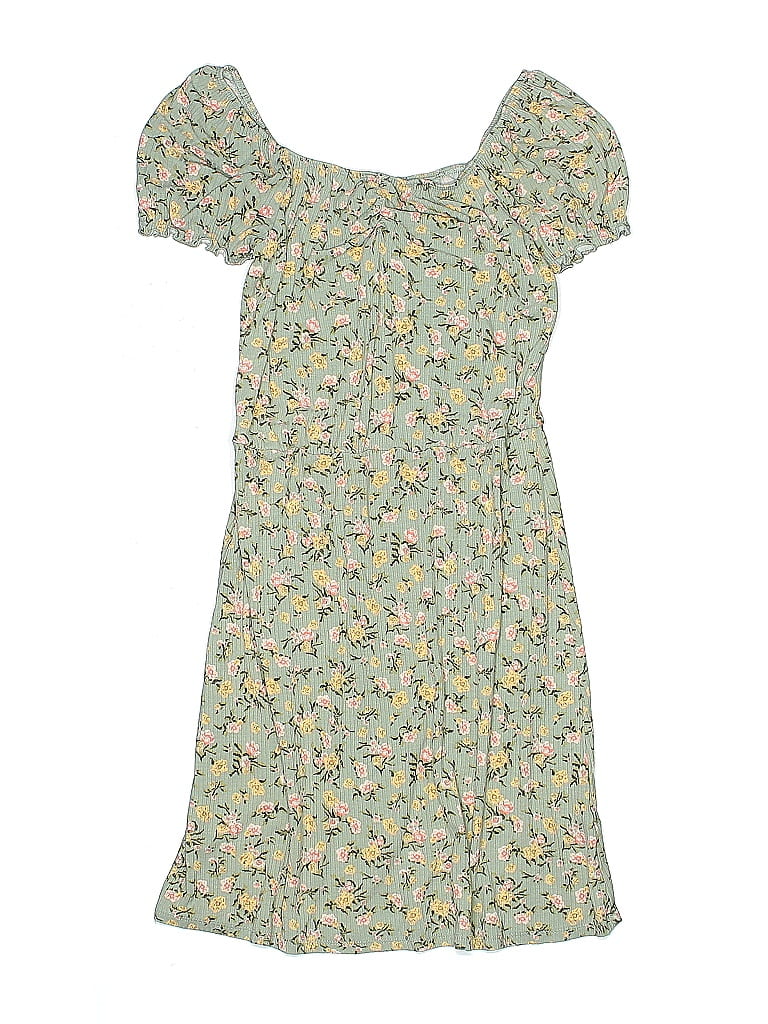 Art Class Floral Green Dress Size 10 - photo 1