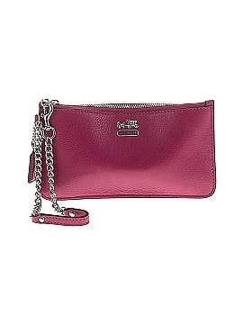 Coach Leather Wristlet