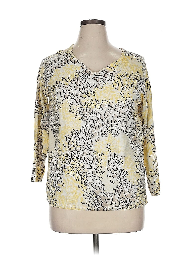 Dana Buchman Gold Pullover Sweater Size XL - photo 1