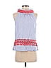 Sail to Sable 100% Cotton Gray Sleeveless Blouse Size S - photo 1