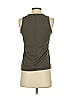 Adriano Goldschmied Green Brown Sleeveless T-Shirt Size S - photo 2