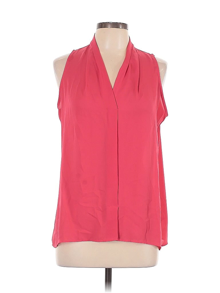 Violet & Claire 100% Polyester Red Sleeveless Blouse Size L - photo 1