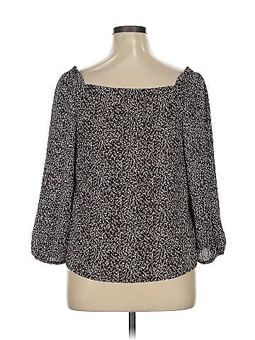 Collective Concepts 3/4 Sleeve Blouse (view 2)