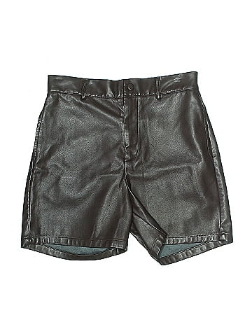 Hey Babe Faux Leather Shorts (view 1)