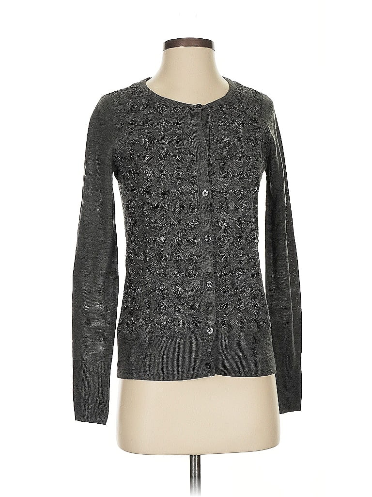 SIMPLY VERA VERA WANG Pre-owned Cardigan Sweater In Gray