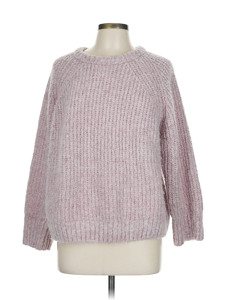 Xirena Tweed Pink Wool Pullover Sweater Size L - photo 1