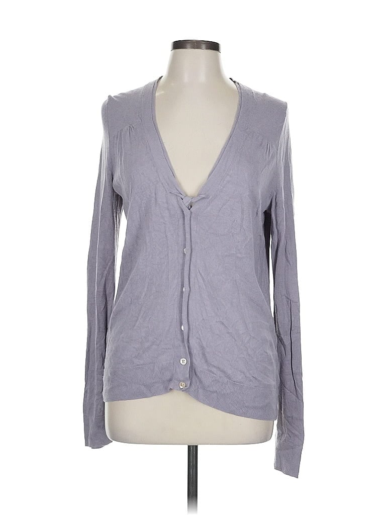 Pre-owned Gap Cardigan Sweater In Gray