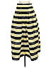 Eva Mendes by New York & Company 100% Polyester Stripes Yellow Casual Skirt Size 0 - photo 1