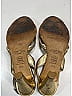 Jimmy Choo Metallic Gold Metallic Leather Slingback Pumps 85mm Size EU 35 1/2 - photo 12