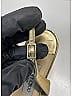 Jimmy Choo Metallic Gold Metallic Leather Slingback Pumps 85mm Size EU 35 1/2 - photo 8