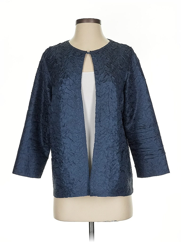 Pre-owned Chico's Kimono In Blue