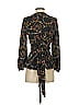 Ann Taylor LOFT 100% Polyester Black 3/4 Sleeve Blouse Size S - photo 2