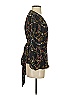 Ann Taylor LOFT 100% Polyester Black 3/4 Sleeve Blouse Size S - photo 4