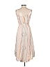 O'Neill 100% Cotton Chevron-herringbone Tan Cocktail Dress Size XS - photo 2