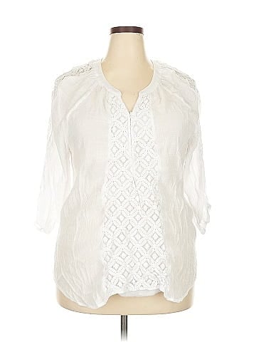 Counterparts 3/4 Sleeve Blouse (view 1)