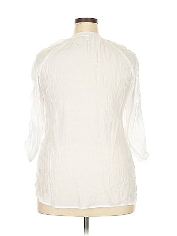 Counterparts 3/4 Sleeve Blouse (view 2)