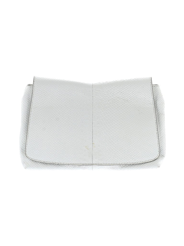 Banana Republic Silver White Clutch One size - photo 1