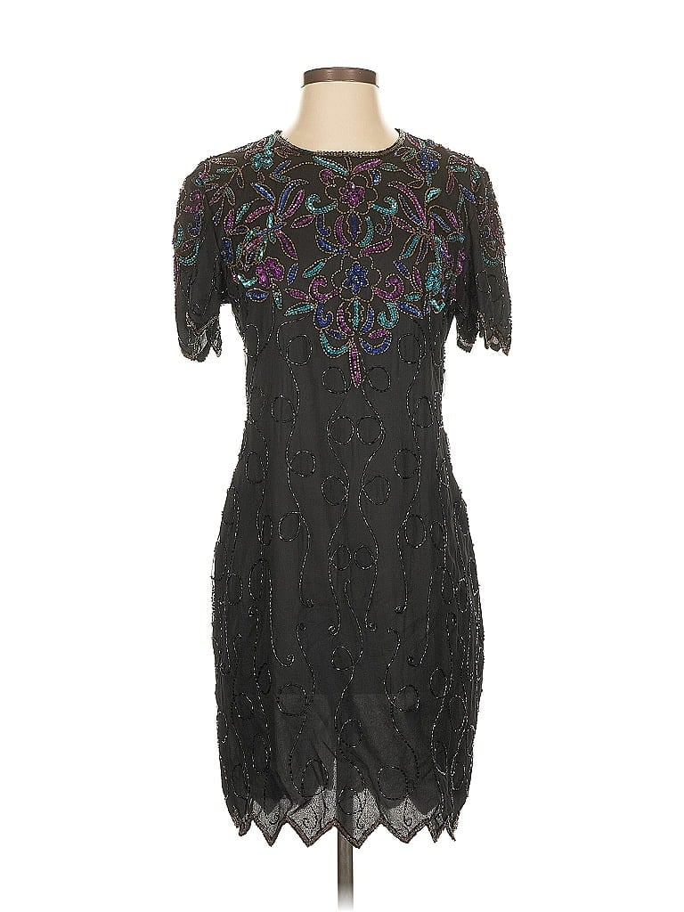 JMD New York 100% Polyester Black Cocktail Dress Size S (petite) - photo 1