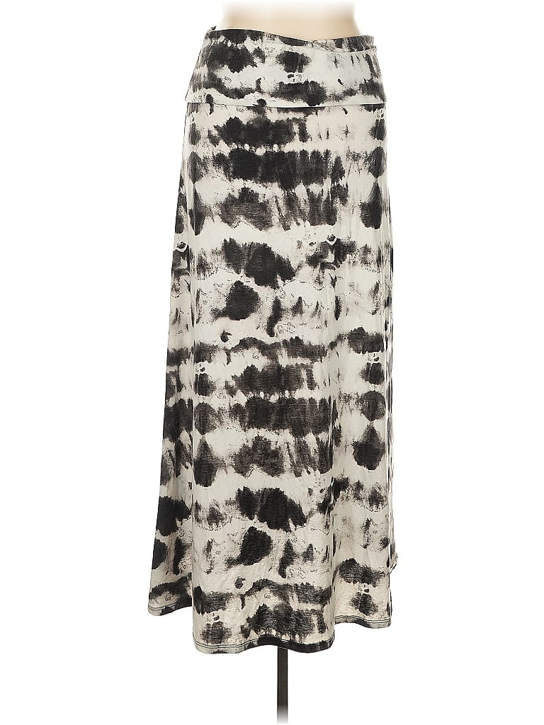 Mossimo Supply Co. Tie-dye Gray White Casual Skirt Size XL - photo 1