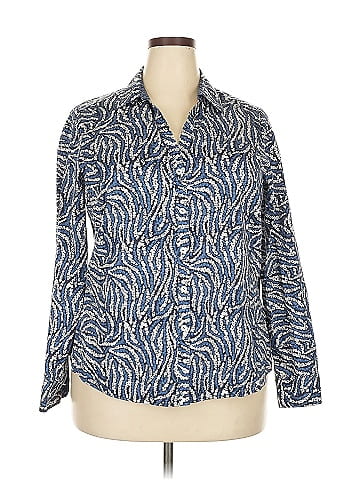 Foxcroft Long Sleeve Blouse (view 1)
