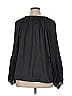 Johnny Was 100% Polyester Black Long Sleeve Blouse Size XL - photo 2