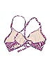 Shade & Shore Animal Print Purple Swimsuit Top Size XL - photo 2