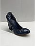 Chanel Blue Glazed Goatskin CC Cap Toe Elastic Pumps Size EU 39 - photo 9