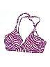 Shade & Shore Animal Print Purple Swimsuit Top Size XL - photo 1