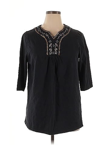 Liz & Me 3/4 Sleeve Blouse (view 1)