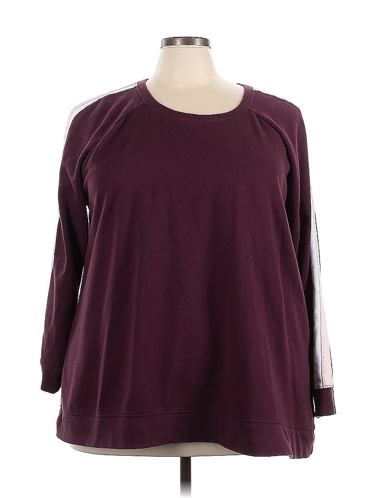 LIVI Burgundy Sweatshirt Size 26 - photo 1