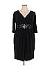 Alex Evenings Black Cocktail Dress Size 18 - photo 1