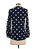 Sail to Sable 100% Viscose Polka Dots Blue 3/4 Sleeve Blouse Size XS - photo 2