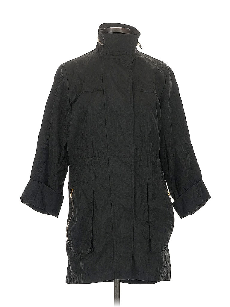 For Cynthia 100% Nylon Black Raincoat Size S - photo 1