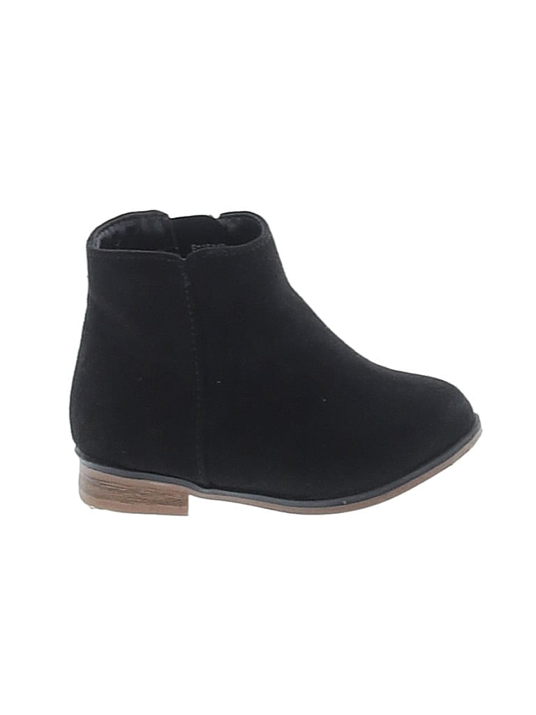 Cat & Jack Black Ankle Boots Size 5 - photo 1