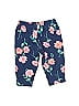 Carter's 100% Cotton Floral Blue Casual Pants 3-6 MO / 6 MO - photo 2