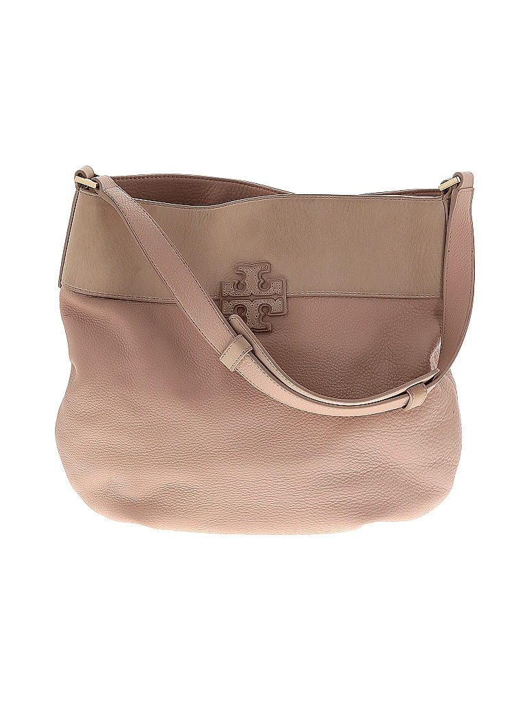 Tory Burch 100% Leather Tan Pink Leather Shoulder Bag One size - photo 1