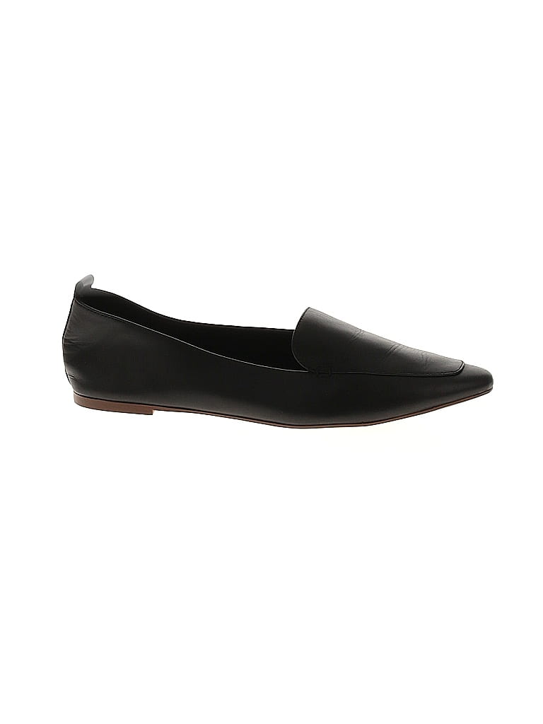 Aldo 100% Leather Black Flats Size 11 - photo 1