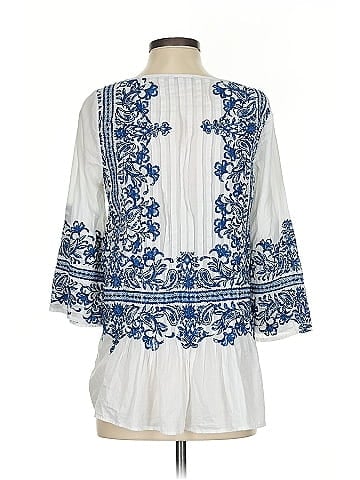 Calypso St. Barth 3/4 Sleeve Blouse (view 2)