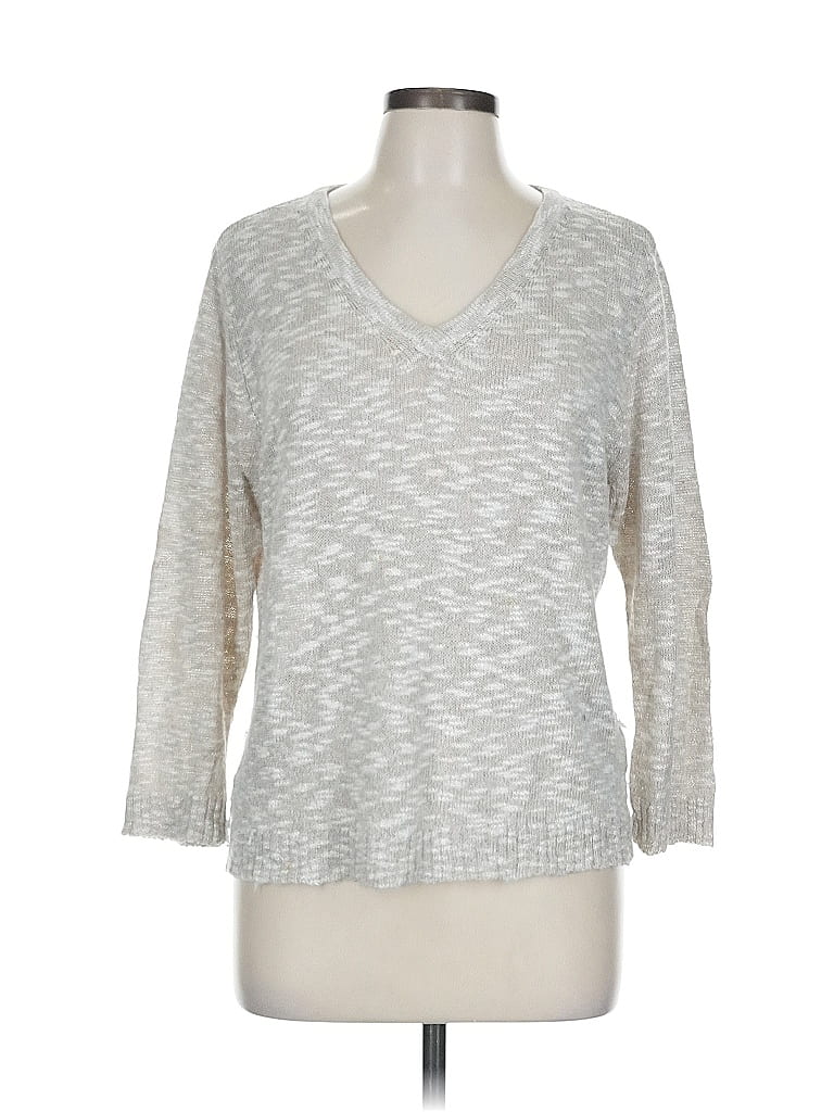 Pre-owned Avalin Pullover Sweater In Silver