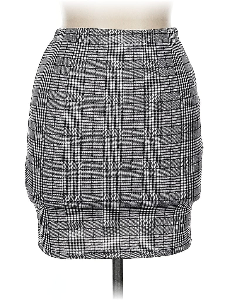 Pre-owned Unbranded Casual Skirt In Gray