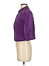 Worth New York Purple 3/4 Sleeve Button-Down Shirt Size 8 - photo 5