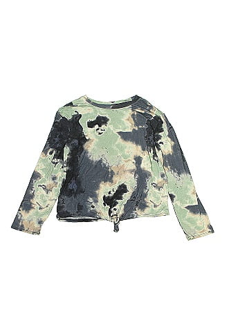 Aqua Long Sleeve T-Shirt (view 1)