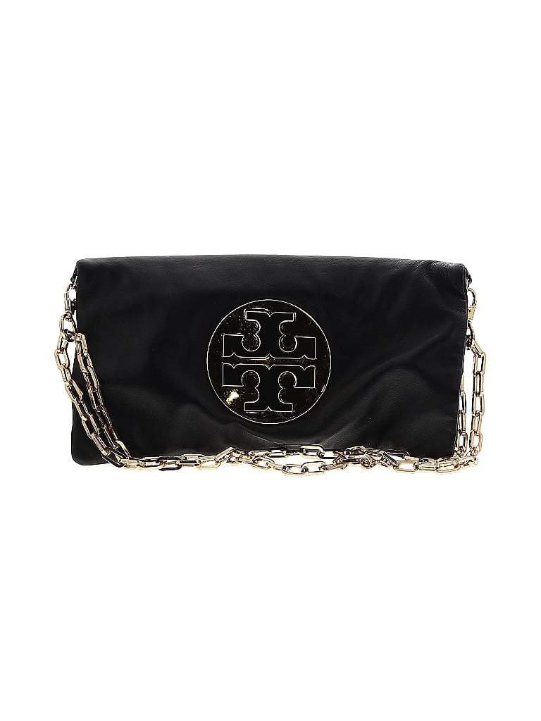 Tory Burch 100% Leather Black Leather Shoulder Bag One size - photo 1