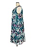 Catherines 100% Polyester Print Teal Casual Dress Size 2X - photo 5