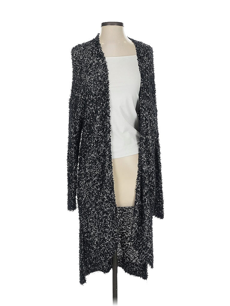 Pre-owned Abercrombie & Fitch Cardigan Sweater In Black